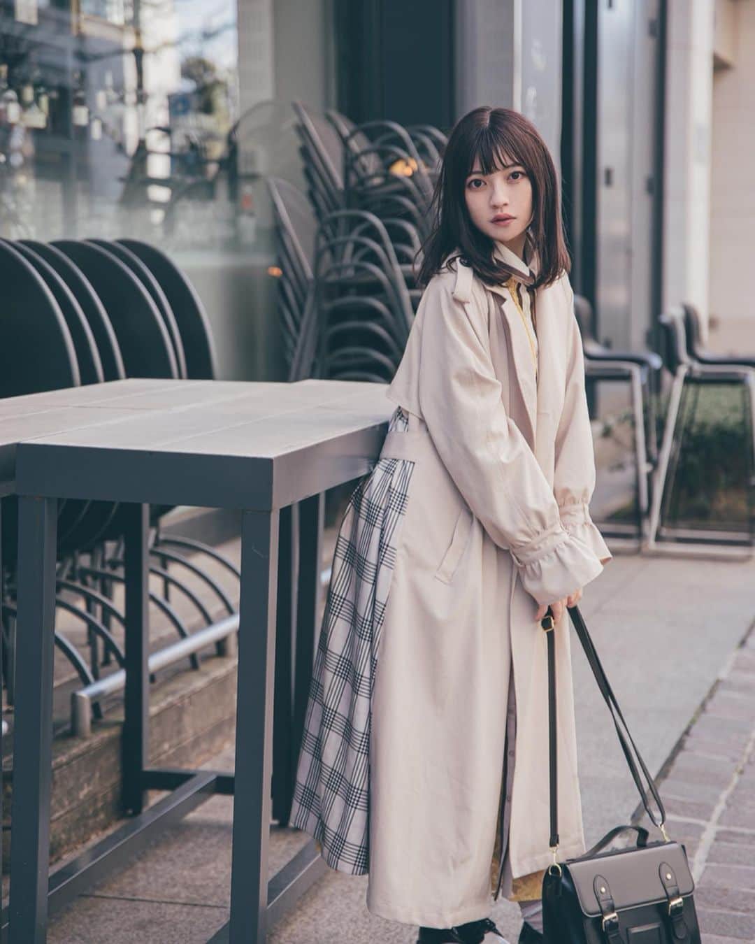 廣川奈々聖のインスタグラム：「___________________﻿ ﻿ ﻿ どの写真が好きでしたか？、📸❤︎﻿ ﻿ ﻿ Photo by @bunbun_1031 ﻿ ﻿ ___________________﻿ ﻿ ﻿ ﻿ #portrait#portraitphotographys#丸の内#ポートレート撮影#東京駅#東京ストリート#ポートレート写真 #tokyophotography#photoshoot#tokyostation#into_the_screen#tokyostreet」