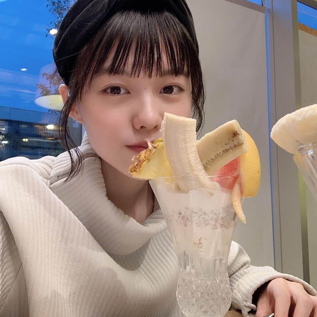 志田彩良のインスタグラム：「美味🍨」