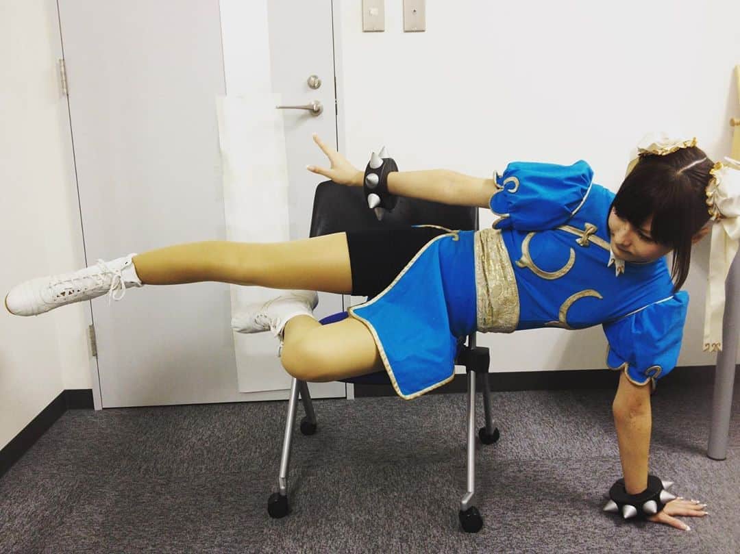 椿姫彩菜のインスタグラム：「#chunlicosplay  #春麗  #春麗生誕祭2020  #streetfighter  #cosplay  #chunli」