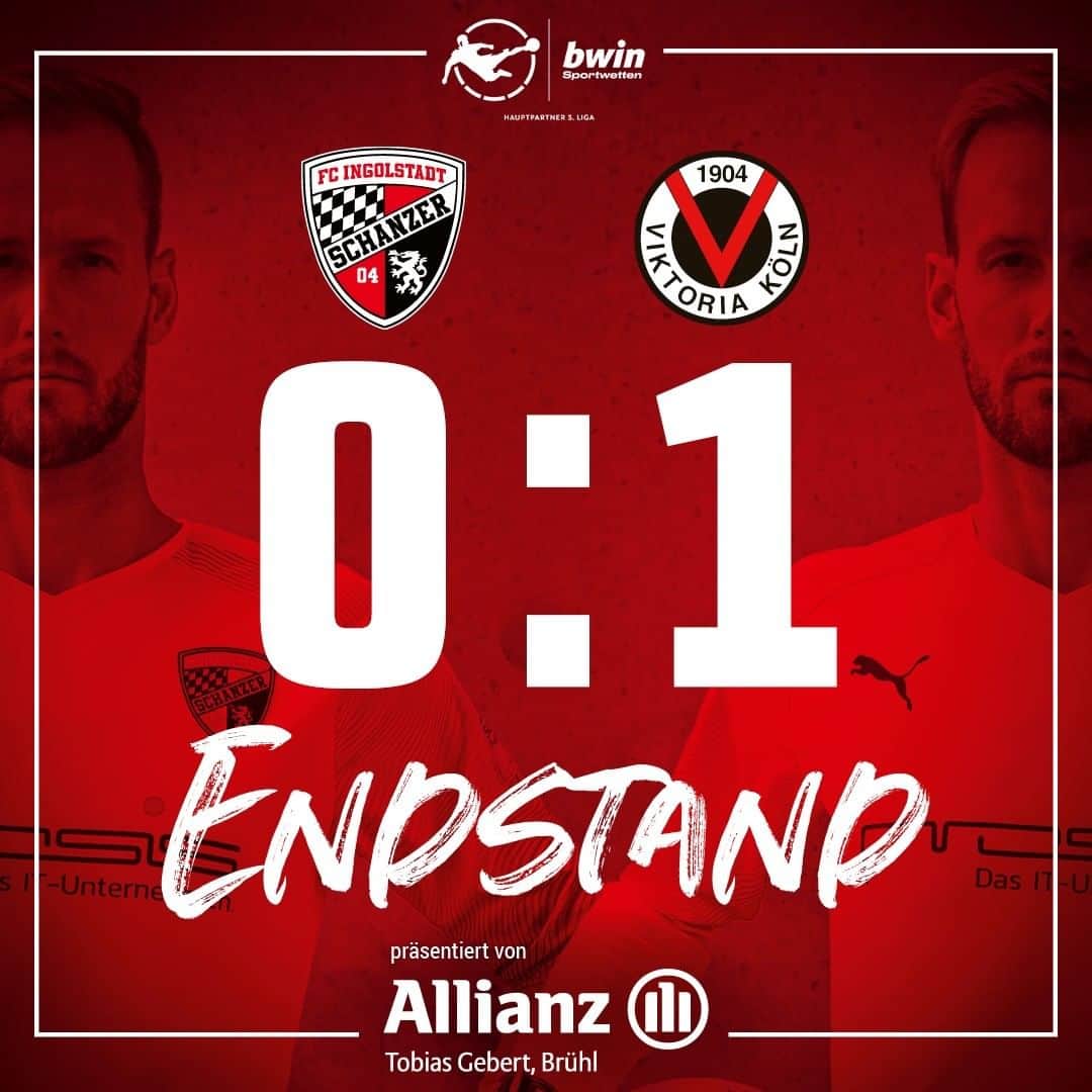 のインスタグラム：「Fußball, das ist knallharter Ergebnissport... Nur eine echte Chance zugelassen, richtig guter Auftritt der #Schanzer, aber einfach kein eigener Treffer. Weiter, immer weiter - und dann belohnen wir uns auch wieder‼️ 👊⚫️🔴 . . #Schanzerdassindwir #Schanzerfürimmer #Ingolstadt #FCI #FCIngolstadt #soccer #fußball #fussball #football #3liga #zeigtsuns #fu3ball #gemeinsam #zusammen #miteinander #Heimspiel #support #fan #dahoam #ViktoriaKöln #Köln #FCIVIK」
