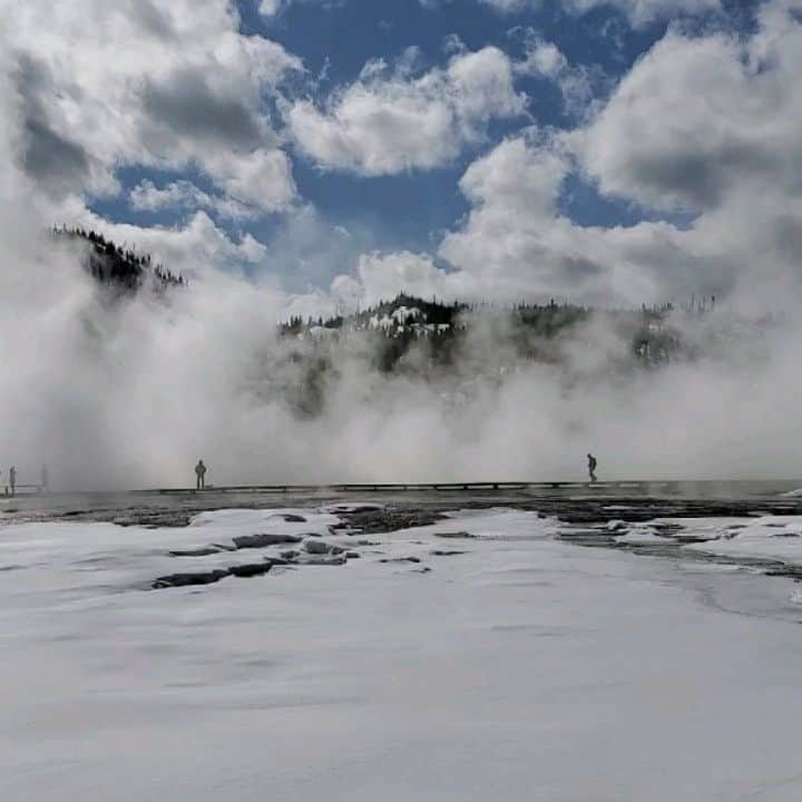 マーク・ザッカーバーグのインスタグラム：「Snowy Yellowstone」