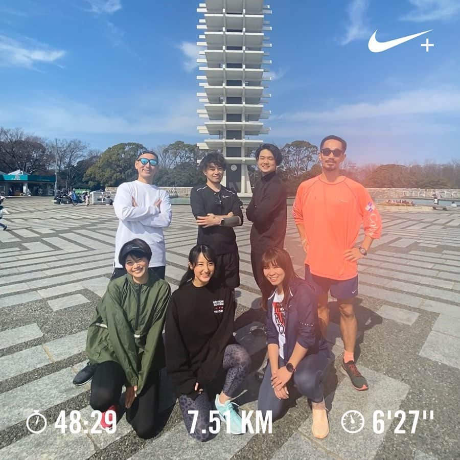 中村優さんのインスタグラム写真 - (中村優Instagram)「昨日はラン仲間たちと駒沢RUN🏃‍♂️🏃‍♂️🏃‍♀️🏃‍♀️🏃‍♂️🏃‍♀️🏃‍♂️#愛という名のもとに」3月2日 13時49分 - nkmr_yu