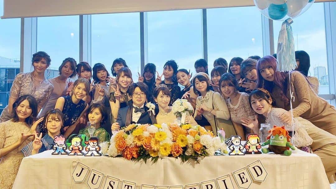 塚本舞さんのインスタグラム写真 - (塚本舞Instagram)「もっちー❤️ふ〜どさんの結婚パーティーへ行ってきたよ(*^ω^*) 本当に本当におめでとう！！！！！！ #カプ婚」3月2日 12時27分 - maipuni