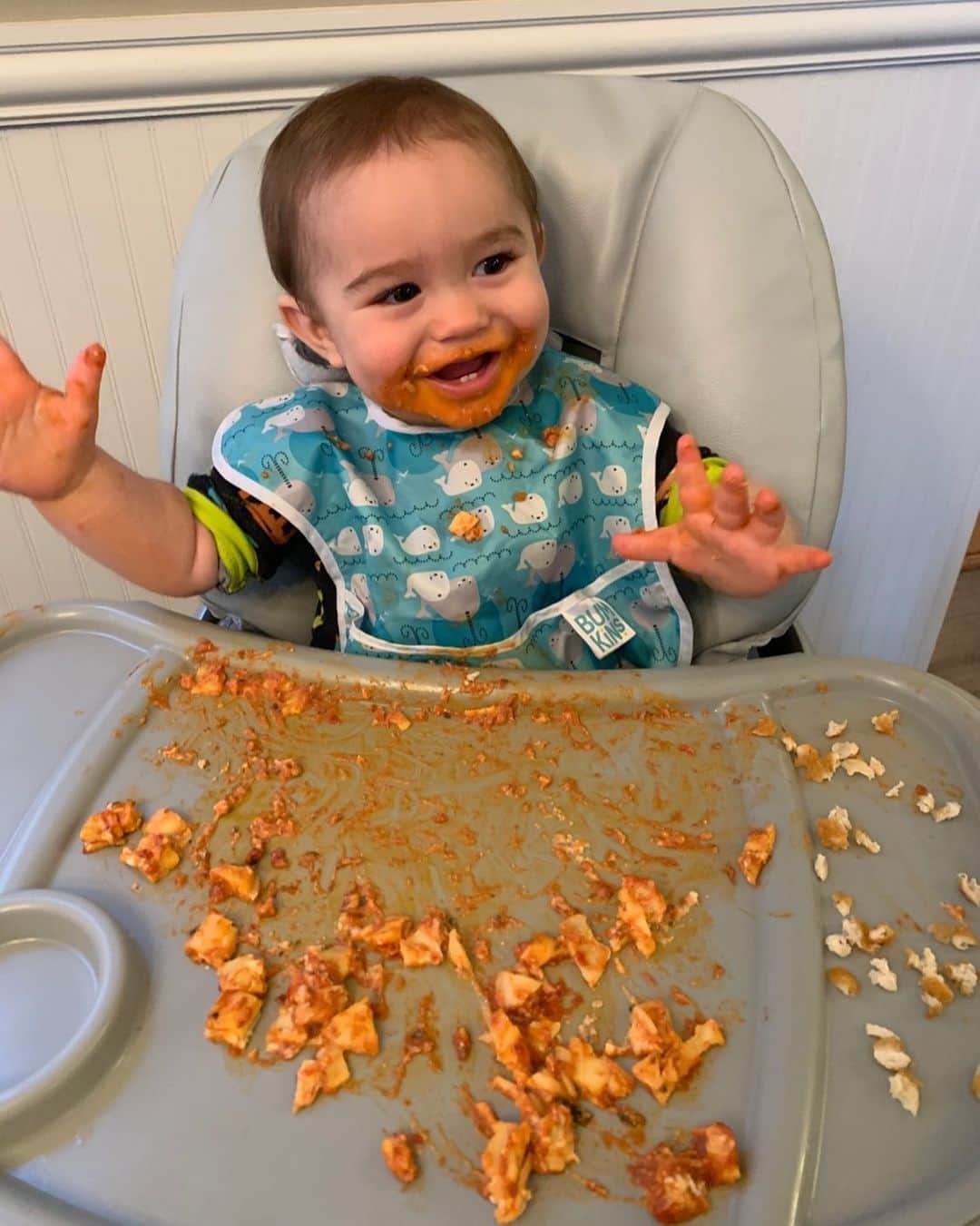 ディーナ・ニコール・コルテーゼのインスタグラム：「Our Little Meatball 🥰」