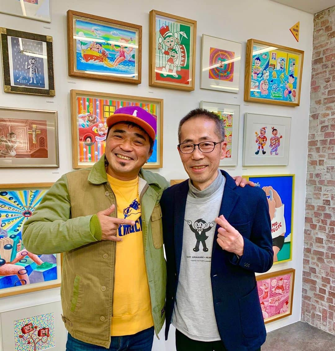 石野卓球さんのインスタグラム写真 - (石野卓球Instagram)「with Suzy Amakase.@Suzy Amakane x Mr.Music Exhibition@CULTuART BEAMS.」3月2日 14時48分 - takkyuishino