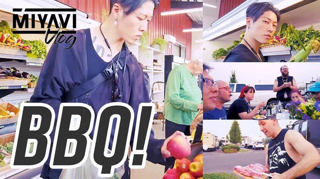 MIYAVI（石原貴雅）さんのインスタグラム写真 - (MIYAVI（石原貴雅）Instagram)「. @miyavi_ishihara #MIYAVI #YouTube #Vlog “【MIYAVI BBQ】北米ツアーのオフ日に、クルーみんなとバーベキュー！”アップ‼️ . MIYAVI Vlog up：BBQ on the road with the Tour Crew . https://youtu.be/JJqHxXxMYos . . 今回のエピソードは、、 北米ツアーのオフ日にツアースタッフたちとバーベキューをしました！ 世界中を共に駆け巡り、毎晩、最高のショーにするべくがんばってくれるクルーのみんなと乾杯!! . MIYAVI Official YouTube Channel youtube.com/user/myv382tokyo チャンネル登録も忘れずに！ . . 【リリース情報】 MIYAVI NEW ALBUM 💿 Holy Nights 4.22 Release . 【ライブ情報】 「MIYAVI“Holy Nights”JAPAN TOUR 2020」 5/8  Osaka | Zepp Osaka Bayside 5/16 Sapporo | Zepp Sapporo 5/22 Nagoya | Zepp Nagoya 6/2  Fukuoka | Zepp Fukuoka 6/11 Tokyo | Zepp Tokyo . MIYAVI ファンクラブ “MYV CREW” 2020年度会員受付中!! . MIYAVI Fan Club“MYV CREW” 2020 Membership Admission and Renewal Information . ご入会方法はこちら⬇︎‬‬‬‬‬ https://miyavishop.thebase.in/ . . #LDH #MYVCREW #NoSleepTillTokyo #NSTT #HolyNights #JAPAN #TOUR #2020 #LIVE #Osaka #Sapporo #Nagoya #Fukuoka #Tokyo #大阪 #札幌 #名古屋 #福岡 #東京」3月2日 15時02分 - miyavi_staff