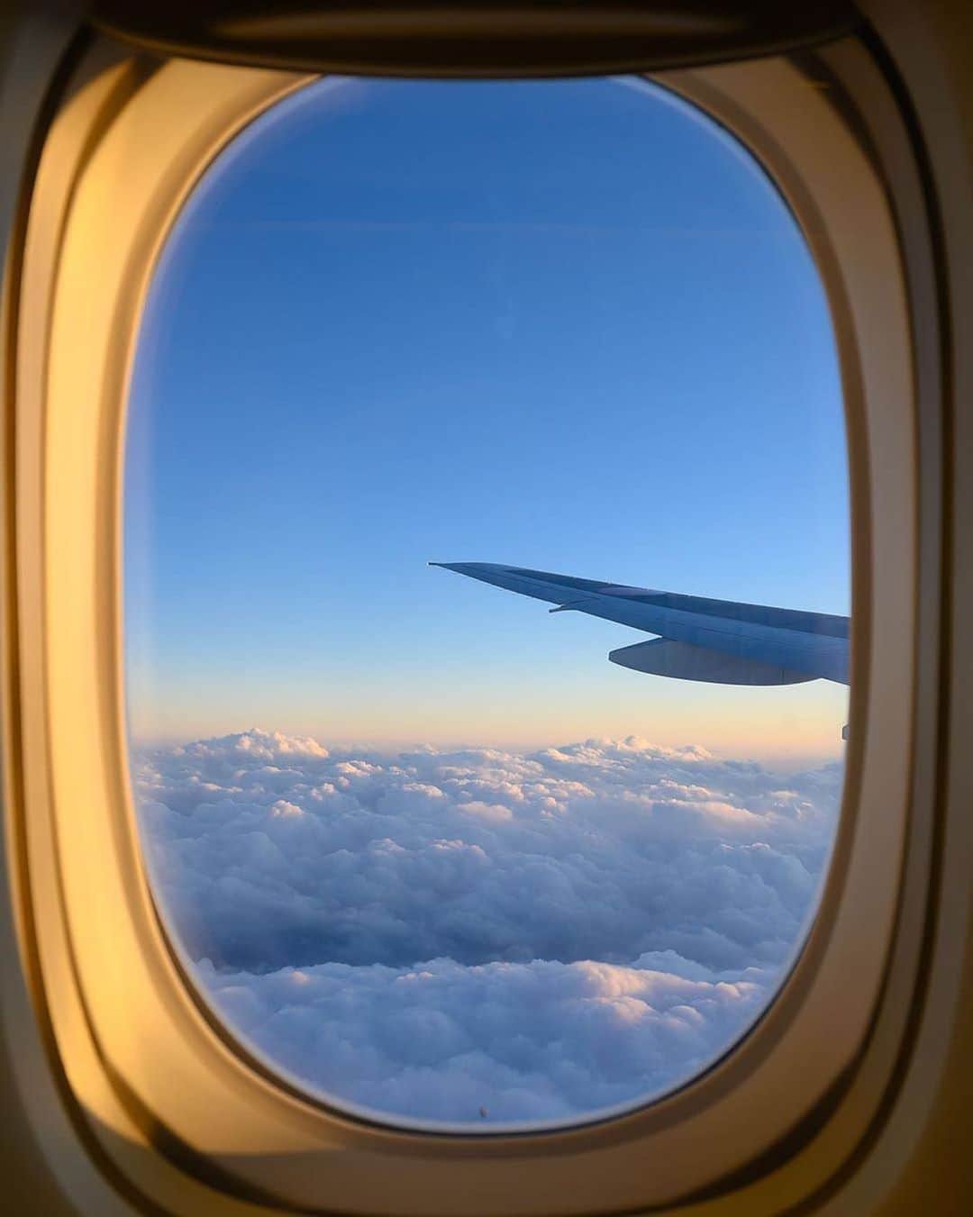 ANAのインスタグラム：「空のうえの特別な時間✈️ （Photo：@shinkun787）  #ほっとする景色 #特別な時間 #素敵な空旅 #上空 #景色 #機窓からの景色 #翼 #陽の光 #ソラマニ_マドカラ #まるでアート #雲海 #もう3月 #春はすぐそこ #niceview #sky #cloud #art #wing #trip #travel #clouds #bluesky #japantrip #ana_jp  機窓からの風景は「#ソラマニ_マドカラ」を付けて投稿してね📷インスタやANAの各メディアでご紹介していきます💙」
