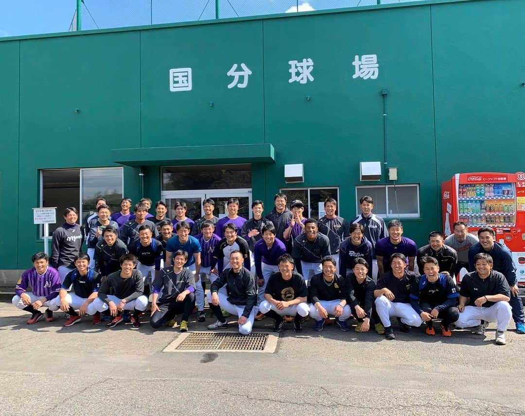 渡辺俊介のインスタグラム：「霧島市、並びに関係各所の皆様 大変お世話になりました。 今キャンプの成果を、笑顔で報告出来る様に引き続き精進して参ります。 #霧島市国分  #日本製鉄かずさマジック」