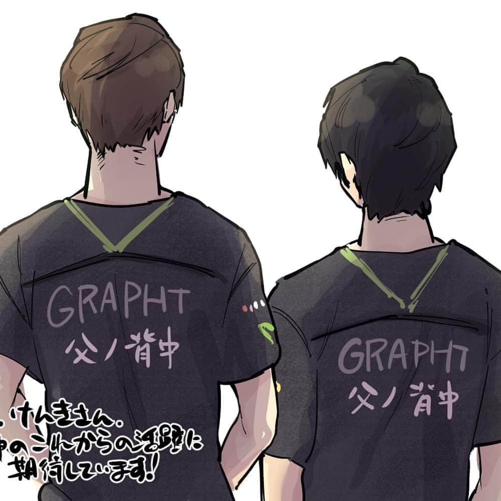 ダステル・ボックスのインスタグラム：「更新再開します 取材の時に描いて頂いた ダステル&けんき イラスト」