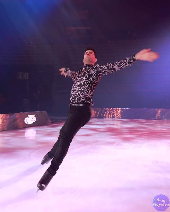 ハビエル・ラジャのインスタグラム：「All the feels for clips like this one ✨  Big shout out to @oniceperspectives Thank you for making such a beautiful memories to keep 🤗 🌎 @revolutiononice 🎶 No Volveré 🎤 @blascanto_es ⛸ @skateraya  Also go check my IGTV, I just updated it with a few shows videos including the ‘Dancing On Ice’ version from Spain (back in 2005) 😱 with @celia_robledo when we were little and cute 👫」