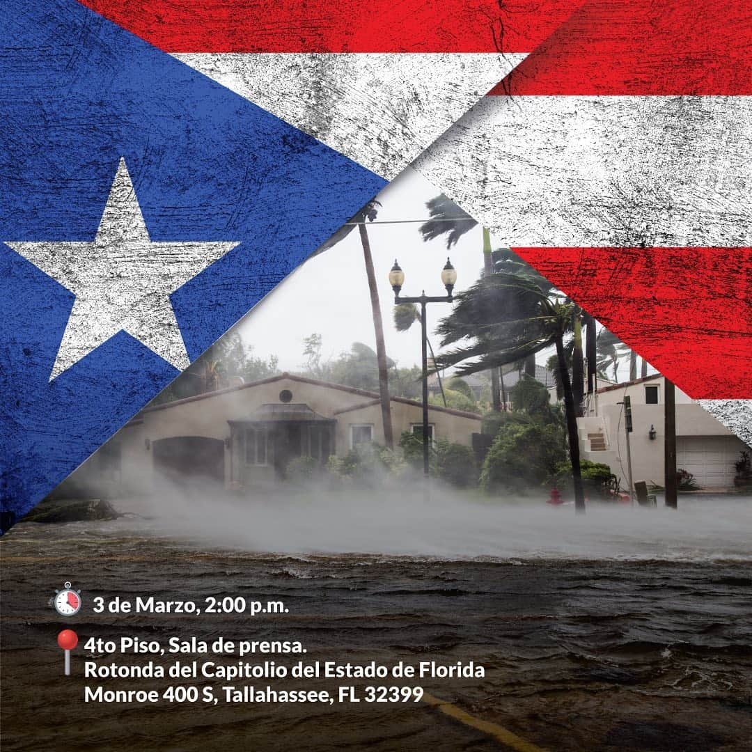 ミゲール・コットのインスタグラム：「¿Estás en Tallahassee? En el #DíaDePuertoRico acompañemos a las #VictimasDeMaria a La Rotonda del Capitolio del Estado de Florida a las 2:00 p.m. Queremos pedirle al Gobernador DeSantis y David Altmaier, Comisionado de Seguros de Florida, que MAPFRE NO pueda operar en el mercado de Florida por las miles de reclamaciones de los boricuas que aún siguen impagas. ¡Suma tu voz! ¡Les pido que me ayuden compartiendo este post! Acompaña a las @victimasdemaria2020」