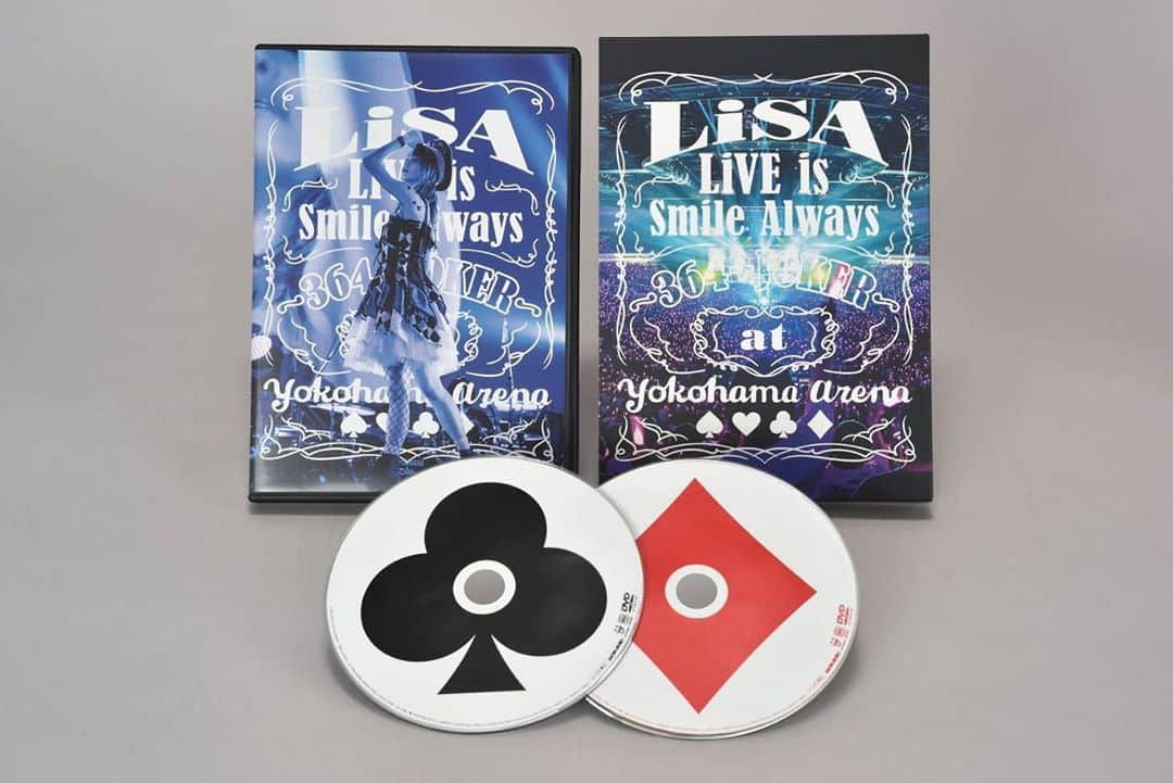 LiSAさんのインスタグラム写真 - (LiSAInstagram)「今週水曜日、3月4日、ライブBD&DVD LiSA 「LiVE is Smile Always～364+JOKER～ at YOKOHAMA ARENA」が発売です☻ 平成最後の横浜アリーナへ、令和でダイブしてねっ☻♡ #364JOKER 一日だって無くてよかった日なんてないんだ。合言葉は？ 【HP】lxixsxa.com/sp/ #ってことは明日はフラゲ日　 #❤️ #♠️ #♦️#♣️ #💀」3月3日 0時03分 - xlisa_olivex