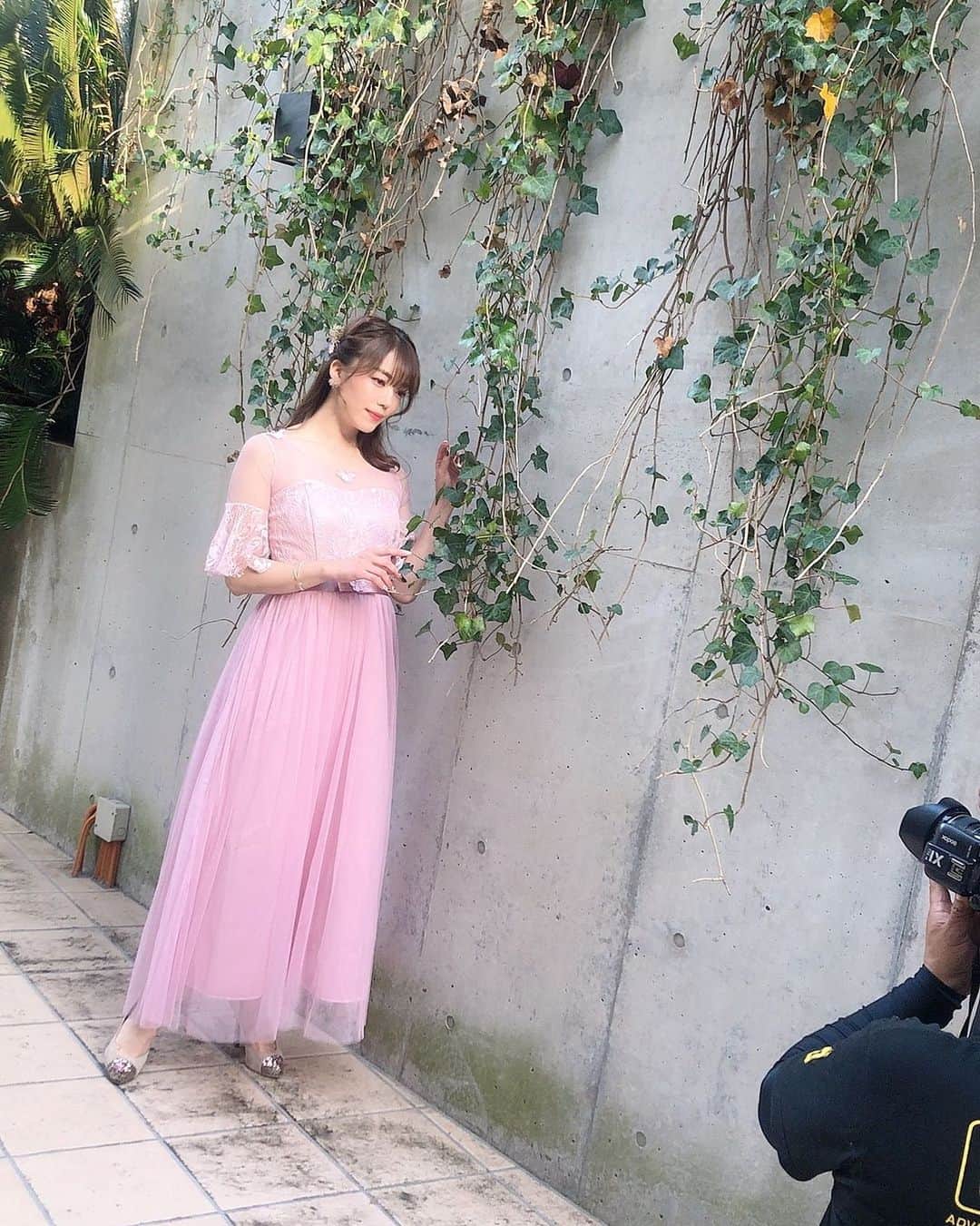 今村仁美さんのインスタグラム写真 - (今村仁美Instagram)「📸 pink dress❤️❤️❤️」3月3日 1時42分 - imamura_hi