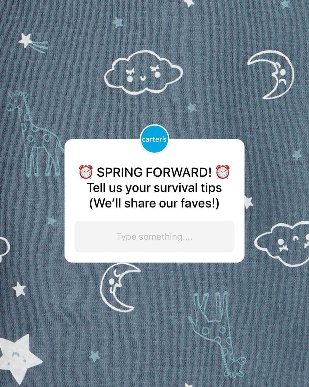 カーターズさんのインスタグラム写真 - (カーターズInstagram)「We are rounding up all the best tips just for you! 💙📝 Comment 👇 with all your #daylightsavings advice.🌙😴 Psst...if you're a #timechange first-timer (or need a refresh), make sure to save this post & keep an 👁 out for more from us later this week! 📍 #springforward #lovecarters」3月3日 1時45分 - carters