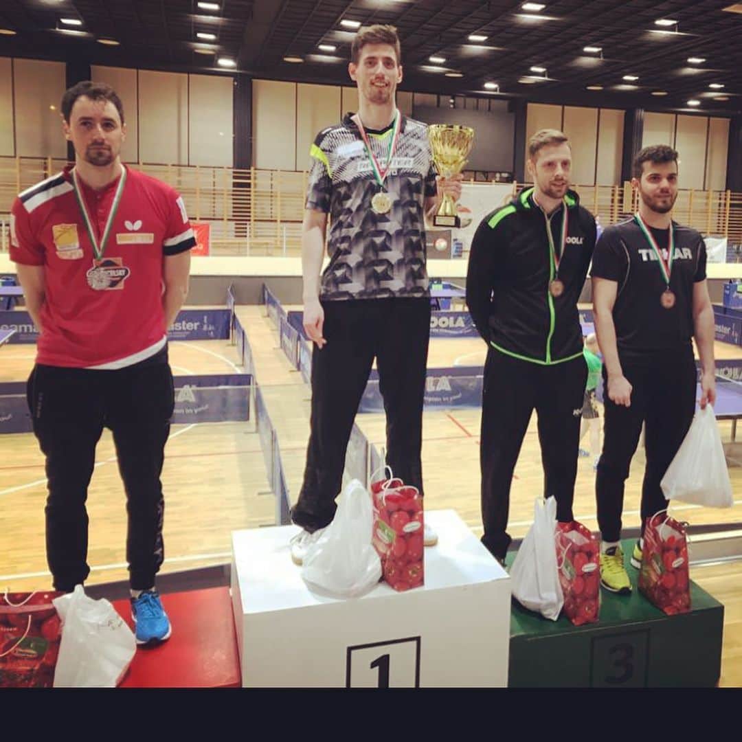 SZUDI Adamのインスタグラム：「Successful weekend at the National Championships. I’m really happy to win 3 gold medals 🇭🇺🏆 😊@androtabletennis #national #championships #androtabletennis」