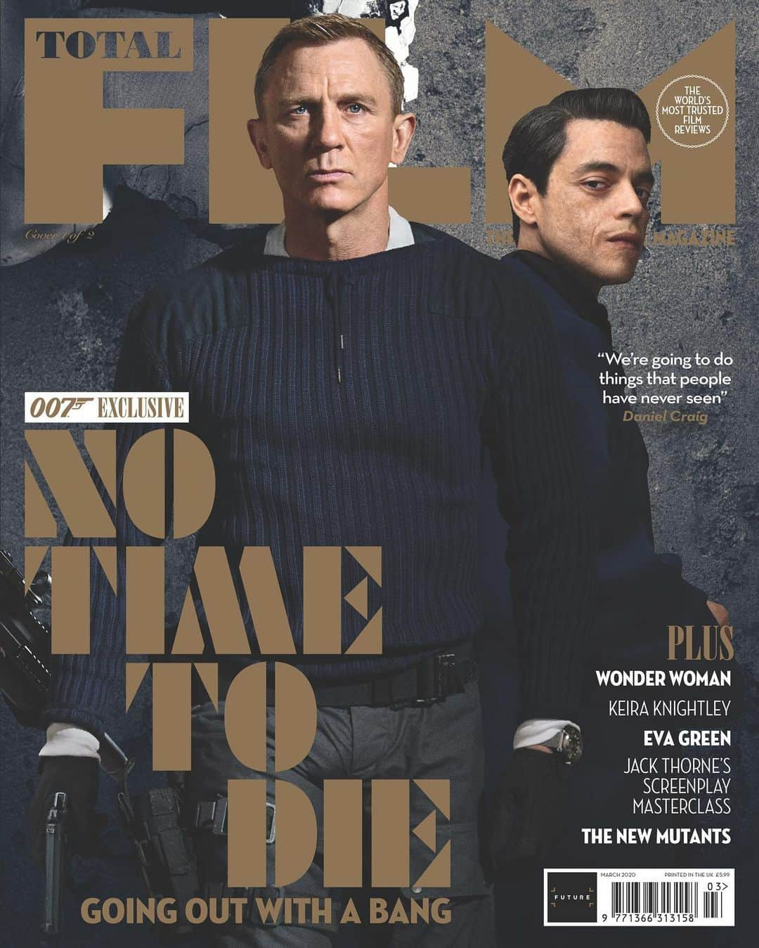 James Bond 007さんのインスタグラム写真 - (James Bond 007Instagram)「Check out the two #NoTimeToDie @totalfilm covers here」3月3日 2時02分 - 007