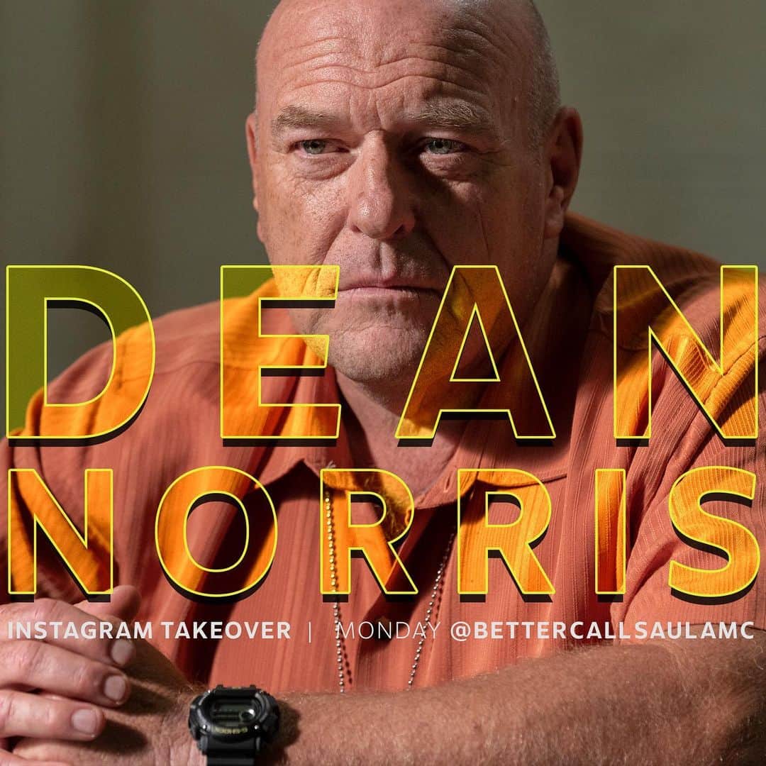 ディーン・ノリスのインスタグラム：「Got some exclusive pics and videos that f’n MINERAL over at @bettercallsaulamc !  #deantakeover #bettercallsaul」