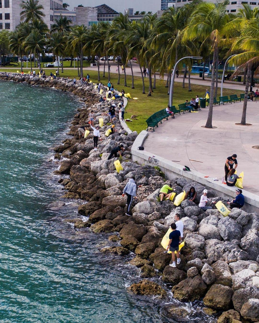 Ultra Music Festivalさんのインスタグラム写真 - (Ultra Music FestivalInstagram)「We’d like to thank the 350 people who supported and showed up to take part in cleaning up the Bayfront Park shoreline yesterday together with @sendit4thesea, @debrisfreeoceans, @cleanthisbeachup and @lifestyle_miami!  Over 1300 lbs of trash 800+ bottles And nearly 2,000 plastic straws  We can’t wait to be back home in Miami with you all in just a few weeks for #Ultra2020!  #MissionHome」3月3日 8時34分 - ultra