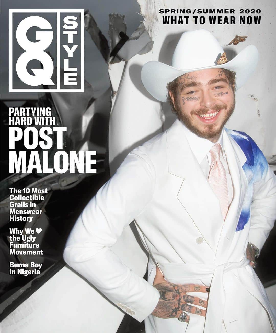 ポスト・マローンさんのインスタグラム写真 - (ポスト・マローンInstagram)「@gqstyle 💙」3月3日 8時51分 - postmalone