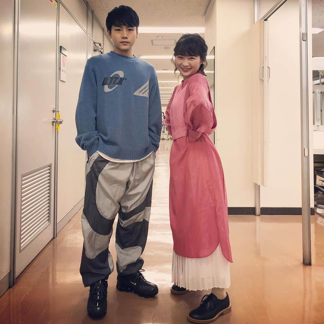 泉澤祐希さんのインスタグラム写真 - (泉澤祐希Instagram)「三男と米子コンビで あさイチ、ありがとうございました！！ 最後ギリギリですみません、、 楽しかったです🪐 #nhk #あさイチ #伊藤沙莉　#泉澤祐希  #ひよっこ　#銭湯」3月3日 9時48分 - yuki.izumisawa