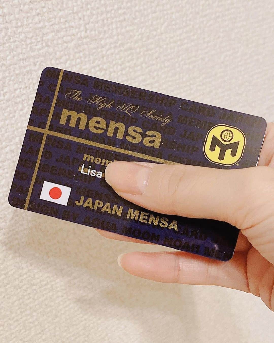 利咲さんのインスタグラム写真 - (利咲Instagram)「メンサの新しいカード届いた。﻿ 表にも名前が載ってるバージョン。﻿ ﻿ 蝶々フィルターが可愛すぎて遊んじゃった🦋﻿ 次の更新の時まだ前髪あったら前髪ありの写真にかーえよっと。 3月は年一の総会だ〜﻿ ﻿ I got a new design Japan Mensa membership card.﻿ I want to communicate the world of MENSA's members!﻿ ﻿ #MENSA #mensan #メンサ #メンサン #JAPANMENSA #ジャパンメンサ #メンサ会員 #mensamembers #mensamember #IQ #highIQsociety #茂木健一郎 #ジョディフォスター #jodiefoster #mensamember #mensamembers #membershipcard #会員証 #mensan」3月3日 12時44分 - himeringo908