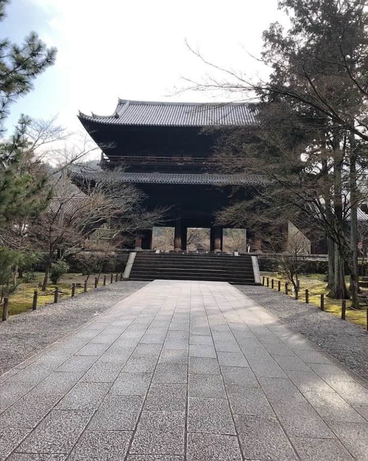 のインスタグラム：「こんな時期だけど 半年前から約束していた 家族旅行に行ってきました😋😋😋 . . 本当に久々の家族旅行！！！ . . 京都と行ったら、やっぱこれでしょ！ 耳を澄まして聞いてください😏笑 . . #南禅寺#京都に行こう#家族旅行#朝のお寺#なんぜんじ#真下玲奈 #朝の散歩#おさんぽ#kyoto#nanzenji#nara#おとうと撮影#弟撮影#yuumiaria#コンバース#un3d#roku」