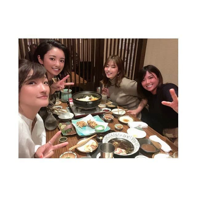 RENA（久保田玲奈）さんのインスタグラム写真 - (RENA（久保田玲奈）Instagram)「ある日の愉快な仲間たち🤪🥂💓. . . .  #稲村亜美 #六角彩子 #片岡安祐美 #RENA」3月3日 23時59分 - sb_rena