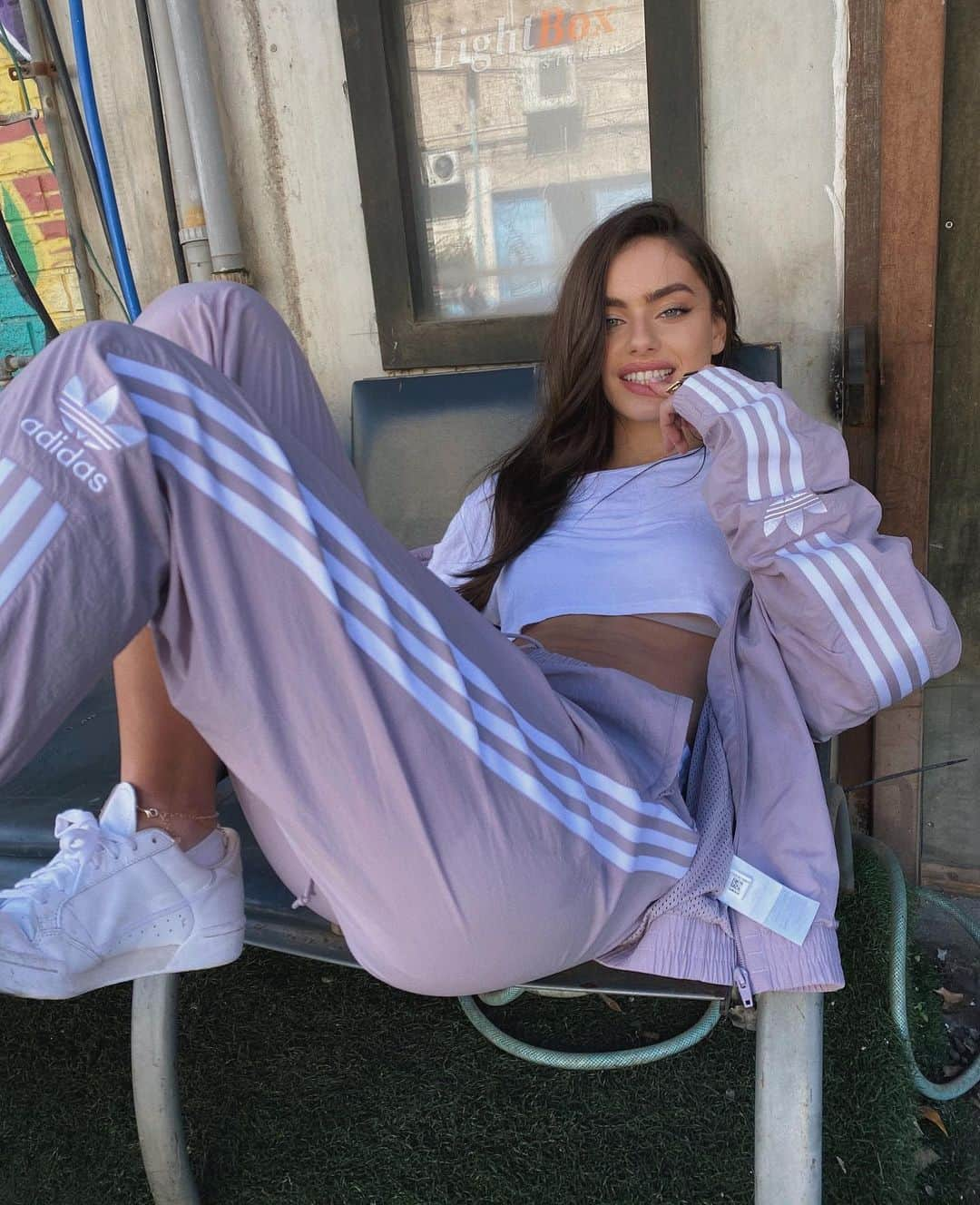 Yael Shelbiaさんのインスタグラム写真 - (Yael ShelbiaInstagram)「💜 @adidasisrael」3月4日 0時24分 - yaelshelbia