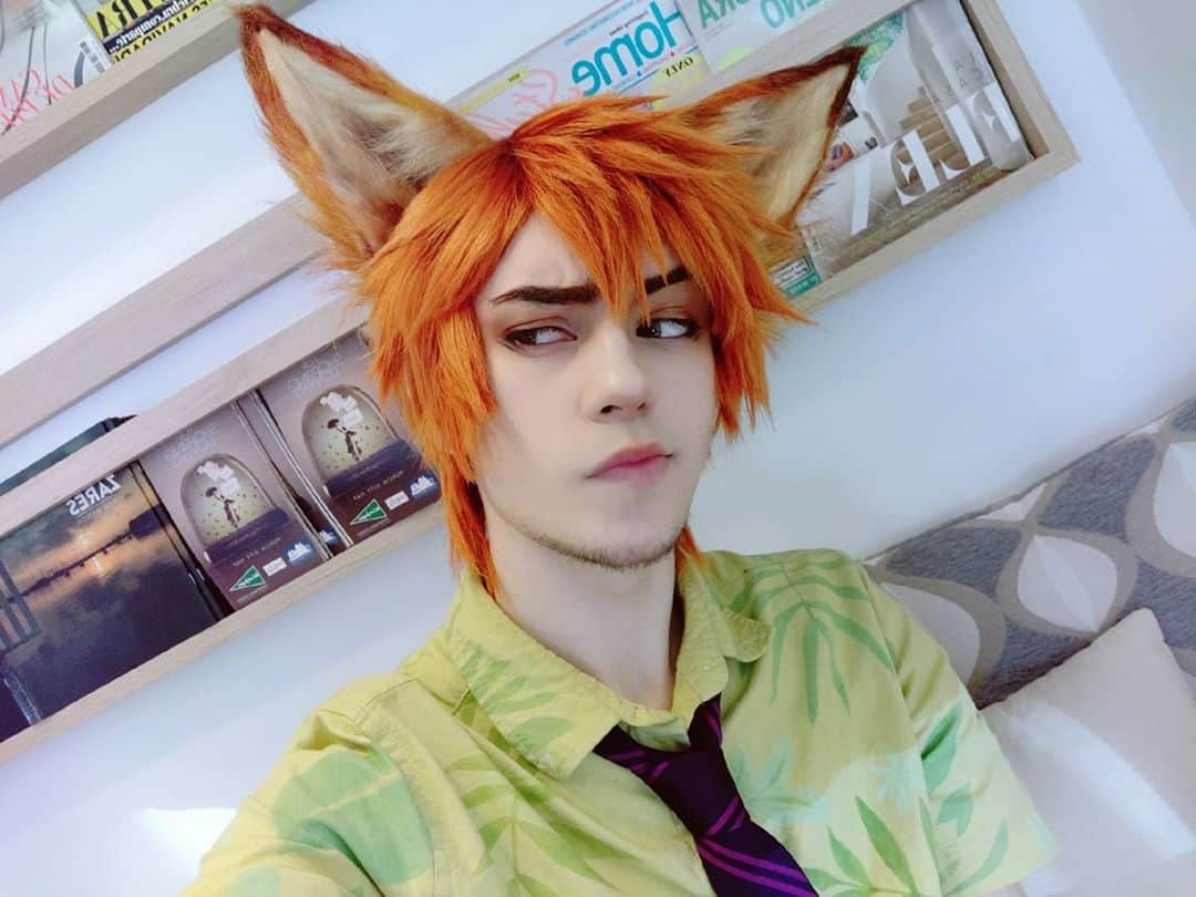 Geheさんのインスタグラム写真 - (GeheInstagram)「🦊💚 #NickWilde #zootopia #cosplay #NickWildeCosplay」3月4日 1時19分 - geheichou