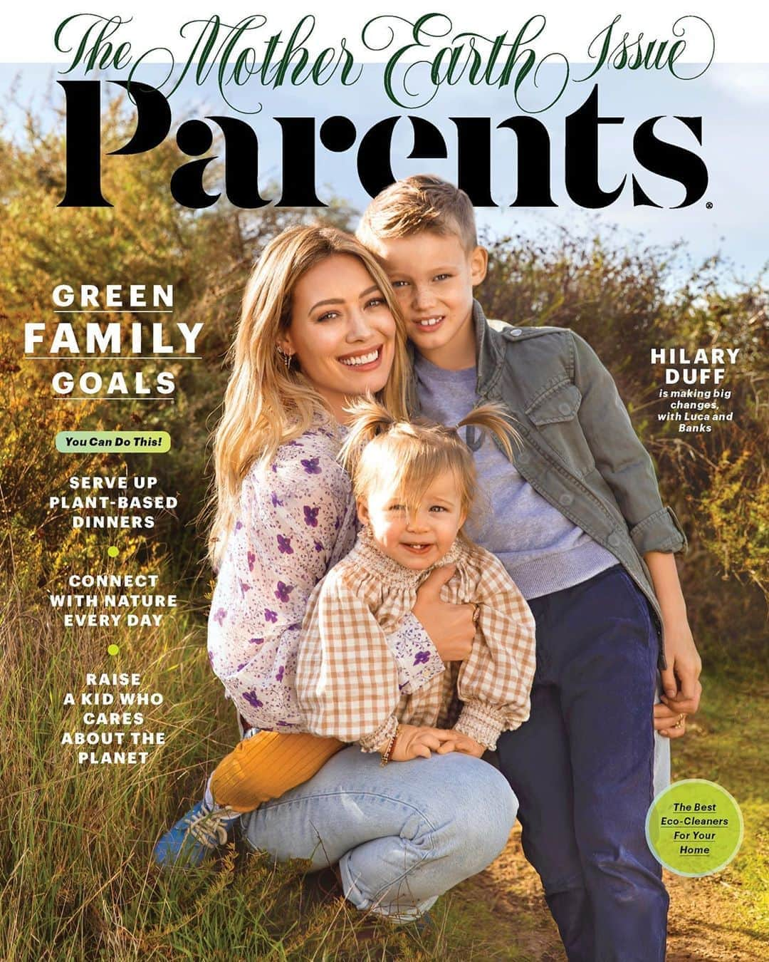 ヒラリー・ダフさんのインスタグラム写真 - (ヒラリー・ダフInstagram)「Guys! This was such a gift! First of all I love @parents and was completely honored to be asked to be on the April cover! And with my babies! Hope you guys will pick it up! It’s all about ways to make changes to help our planet and teach our kids how important that is for their future! 💚 thank you @siljamagg for these special pics I will have forever!」3月4日 1時28分 - hilaryduff