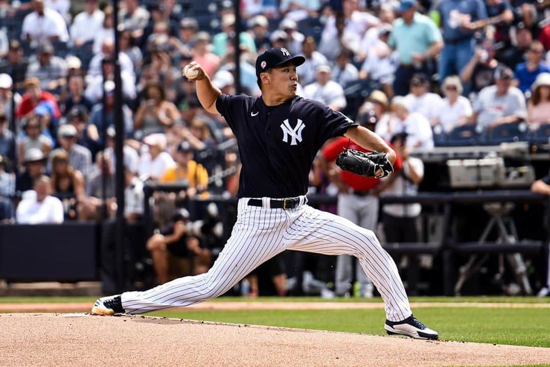 田中将大のインスタグラム：「オープン戦に登板してきました⚾️ 今日はすべての球種をしっかりと制球出来ました。 色々と取り組んでいることが結果として出ていることを嬉しく思います。」