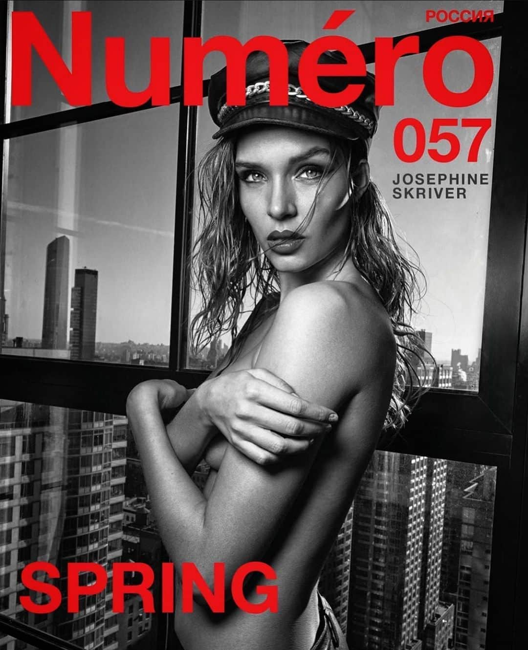 ジョセフィン・スクリヴァーさんのインスタグラム写真 - (ジョセフィン・スクリヴァーInstagram)「New cover out for @numero_russia 😙🤩😁 shot by the amazing @georgelivieratos」3月4日 3時20分 - josephineskriver