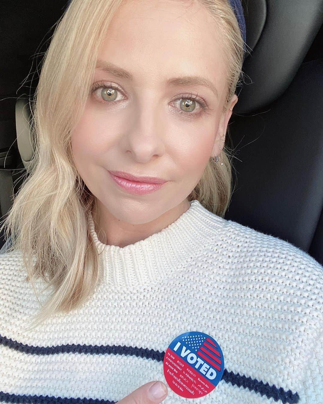 サラ・ミシェル・ゲラーさんのインスタグラム写真 - (サラ・ミシェル・ゲラーInstagram)「In 1919 the  right for women to vote was passed in Congress. This is not a privilege I take for granted #vote #supertuesday」3月4日 4時45分 - sarahmgellar