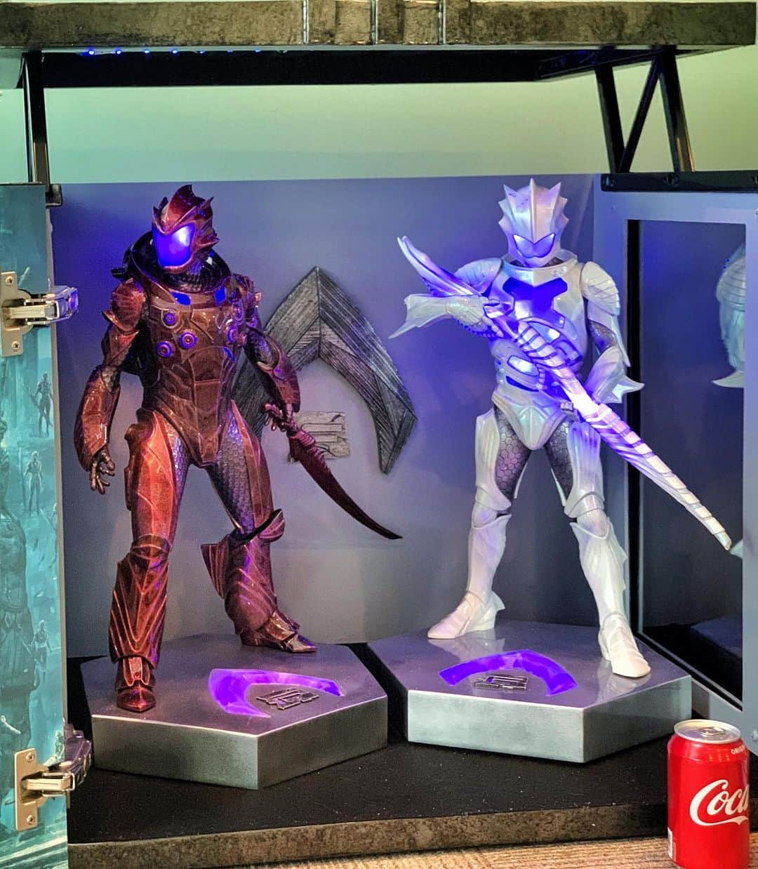 ジェームズ・ワンのインスタグラム：「Maquettes for the full-size suits of the Atlantean soldiers and elite commandos. By the talented artists @fracturedfxinc @justin.raleigh」