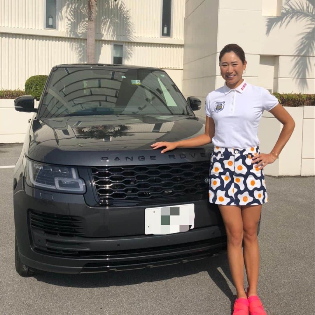 のインスタグラム：「スポンサードして下さっているジャガーランドローバーさん🚗🚙#沖縄キャンプ#jaguar_golf#rangerover#かっこいい#最高の乗り心地です」