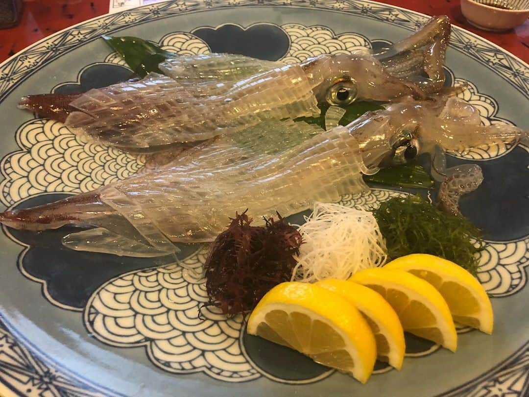 石川恋さんのインスタグラム写真 - (石川恋Instagram)「#KBC「#福岡恋愛白書 15〜消えない恋の花火〜」の放送に向けて、岩永徹也さんと「#ドォーモ」のロケをしに福岡へ行って来ました☺️🌈 食べることが大好きな私にとっては幸せすぎる1日でした、、💜 ロケでもたくさん食べましたが、写真はロケ以外の時間に食べたものたち🦑🍲 ロケで食べたものは放送で😋 「ドォーモ」は3月26日(木)24:15〜、 「福岡恋愛白書 15〜消えない恋の花火〜」は3月27日(金)23:15〜、どちらもKBCにて放送予定です。 ぜひ観てください✨ #岩永徹也 さん #コンバット満 さん #福岡 #河太郎 #牧のうどん」3月4日 17時05分 - ren_ishikawa
