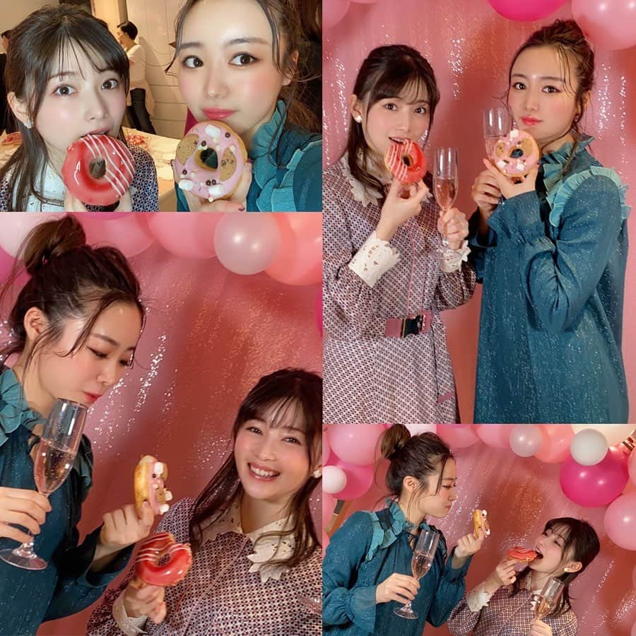 早田悠里子さんのインスタグラム写真 - (早田悠里子Instagram)「先日ありちゃんとハイドラフェイシャルの体験イベントに行ってきました🥰 ドーナツ食べてる写真ばっかで伝わらないけど🤣🤣 唇に当ててもらったらぷるぷるになった😳💕 * その後お買い物もご飯も行けて幸せな時間でした🤤💕 来月からはありちゃんと毎週会える🤤 うれしいなー🥰  #hydrafacial #ginzasix #fendi #kenzo #adeam #diesel」3月4日 22時22分 - yurikohayata