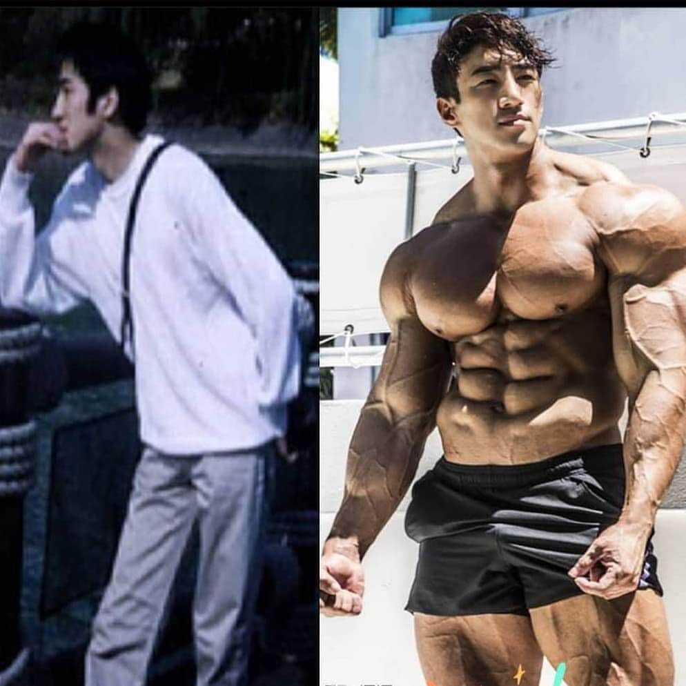 CHUL SOONさんのインスタグラム写真 - (CHUL SOONInstagram)「20+ year #transformationtuesday . . . Huge training Program available at chulsoon.com  Follow the Facebook page to see work outs.  Facebook.com/chulsoonofficial @chul_soon @chulsoon_official (한국계정)  ______________________________ #Musclemania Pro #teamchuls makeup #bear #teddybear #cutebear #fitness #chulsoon #korean #fitnessmodel  #aesthetic #aesthetics #wbff #ifbb #chulsoon2020 #motivation  #fitfam  #다이어트 #식단」3月5日 8時57分 - chul_soon