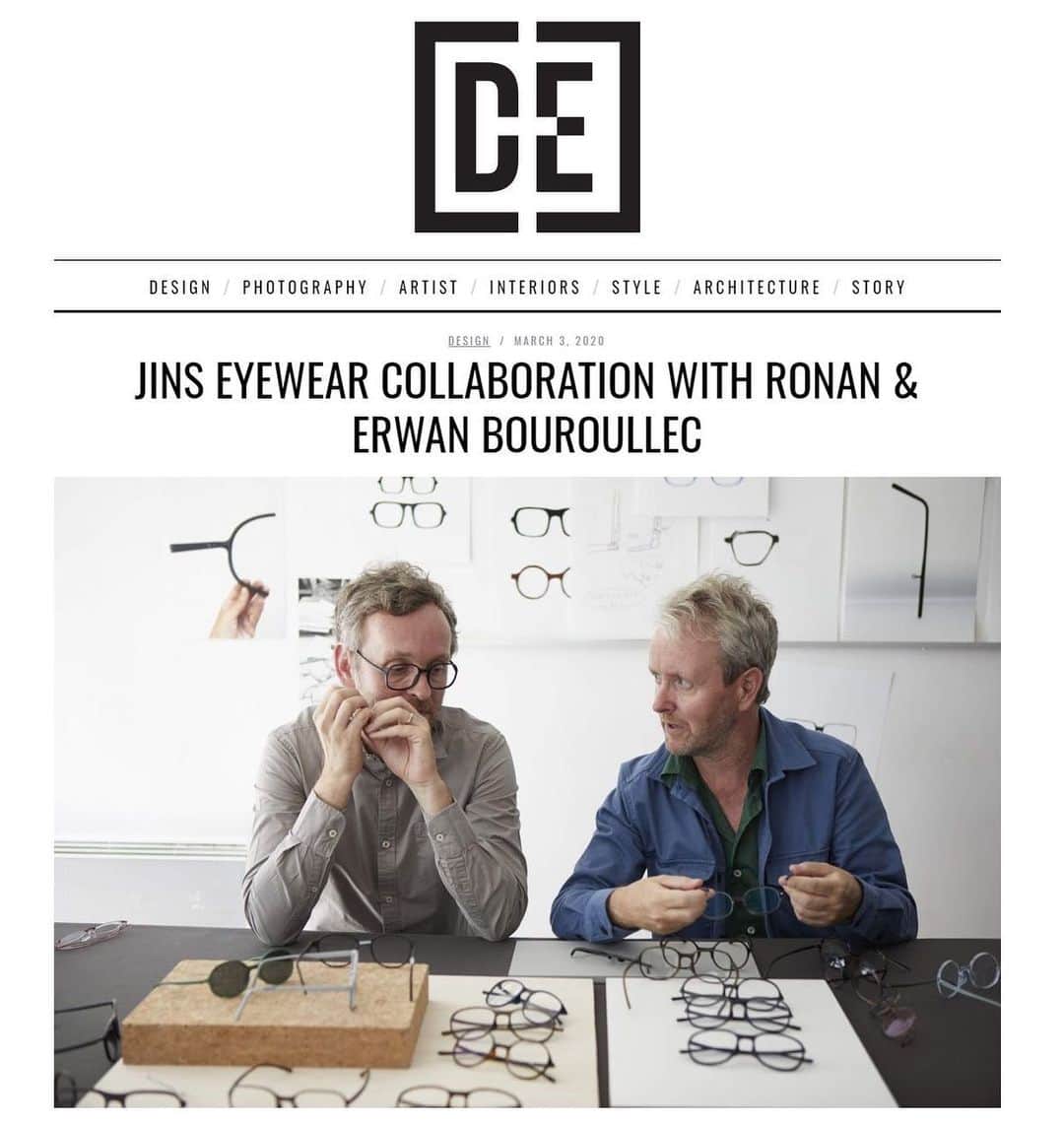 JINSさんのインスタグラム写真 - (JINSInstagram)「Thanks for the feature, @designplusmag! Read all about our collaboration with French Designers Ronan and Erwan Bouroullec in our 5th installment of the JINS Design Project: http://designplusmagazine.com/jins-eyewear-collaboration-with-ronan-erwan-bouroullec #jinseyewear」3月6日 1時32分 - jins.usa