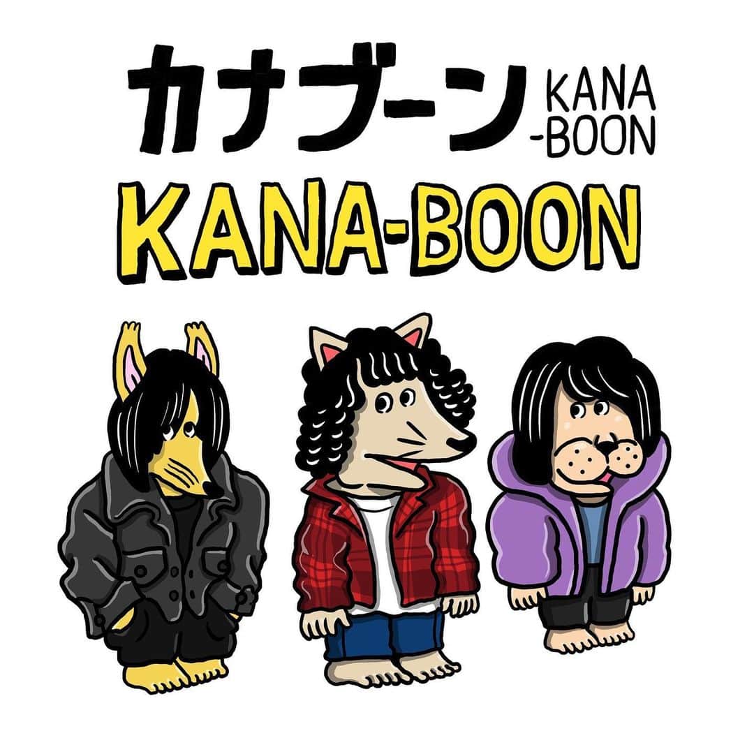 KANA-BOONさんのインスタグラム写真 - (KANA-BOONInstagram)「【おしらせ！】 「KANA-BOON THE BEST」の発売を記念して、 今注目の漫画家きくちゆうきさん（@yuukikikuchi）が連載中の「100日後に死ぬワニ」とのコラボレーションが実現！  メンバーを動物と融合させた、きくちゆうきさん特有のタッチによって描かれたキャラクターイラストを公開しました！！ さらに本日より、4コマ2作も順次公開予定です！ お見逃しなく！！ #100日後に死ぬワニ #きくちゆうき #KANABOON #カナブーンザベスト」3月5日 17時10分 - kanaboon_official_insta
