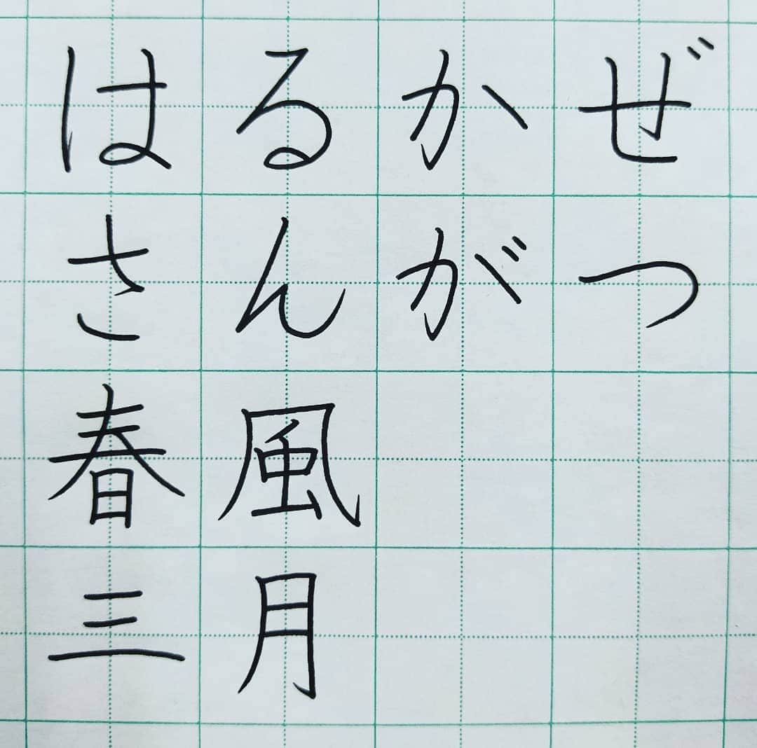 東宮たくみさんのインスタグラム写真 - (東宮たくみInstagram)「#ペン習字 #ペン字 #書道 #硬筆 #japanesecalligraphy  #Hiragana  #kanji」3月5日 18時17分 - tohgutakumi