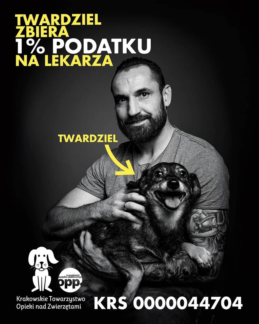 マルチン・ヴァシレフスキのインスタグラム：「Wspieramy zwierzaki znajdujące się pod opieką Krakowskiego Towarzystwa Opieki nad Zwierzętami i Schroniska dla Bezdomnych Zwierząt w Krakowie. Dla nas 1% to niewiele, a dla nich to leczenie, karma i dziesiątki innych potrzeb. @ktoz_krakow」