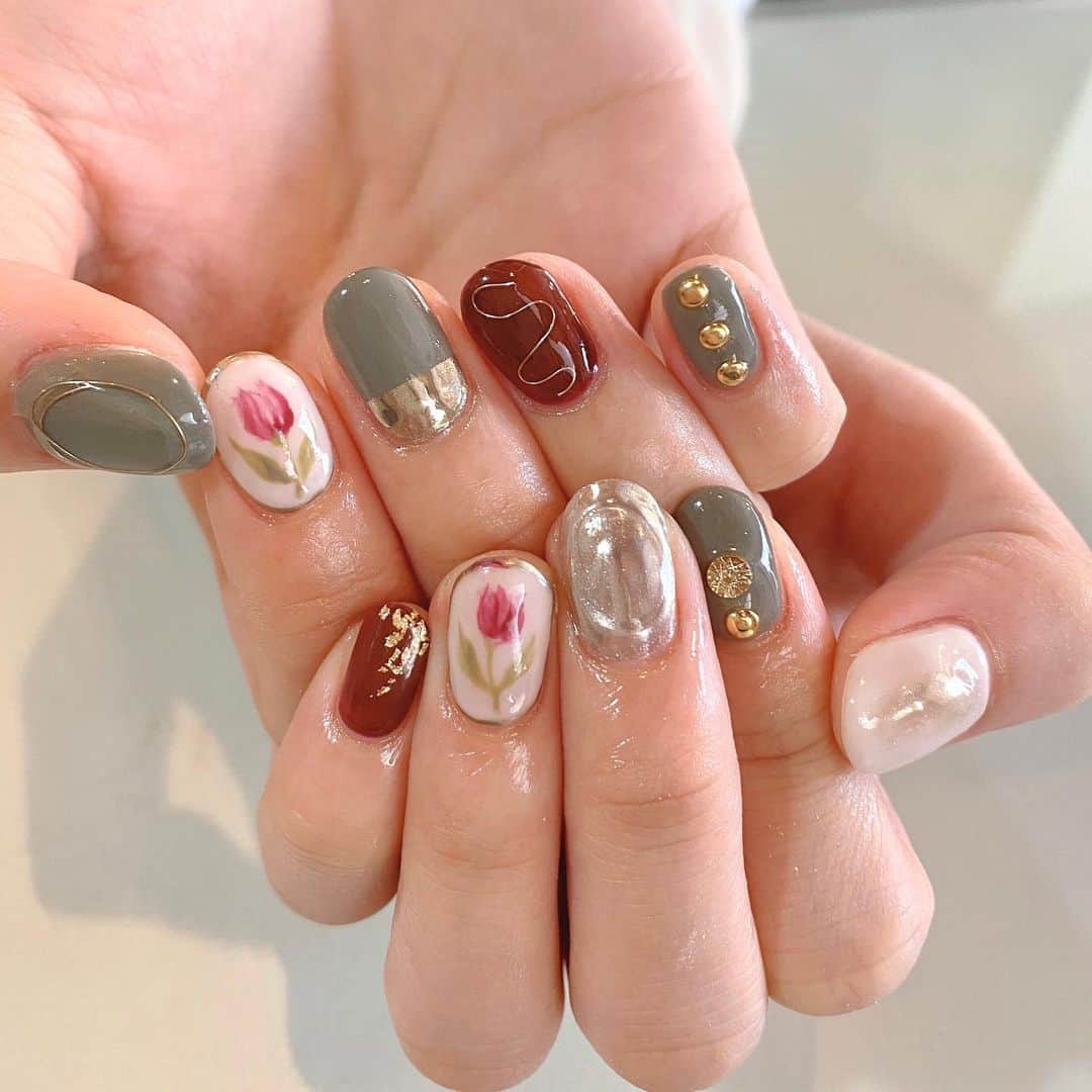 小玉梨々華のインスタグラム：「可愛い〜☺︎ 今回も @musk_nails さんです いつもありがとうございます」