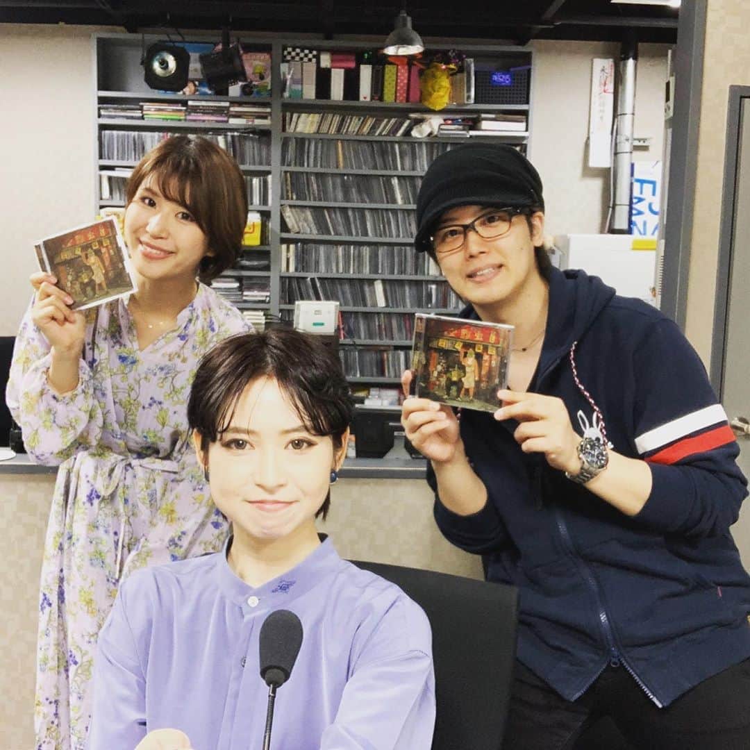三浦祐太朗のインスタグラム：「本日のゲストは(K)NoW_NAMEの #立花綾香 さんでした。 #NACK5 #キラスタ #斉藤百香 #三浦祐太朗」