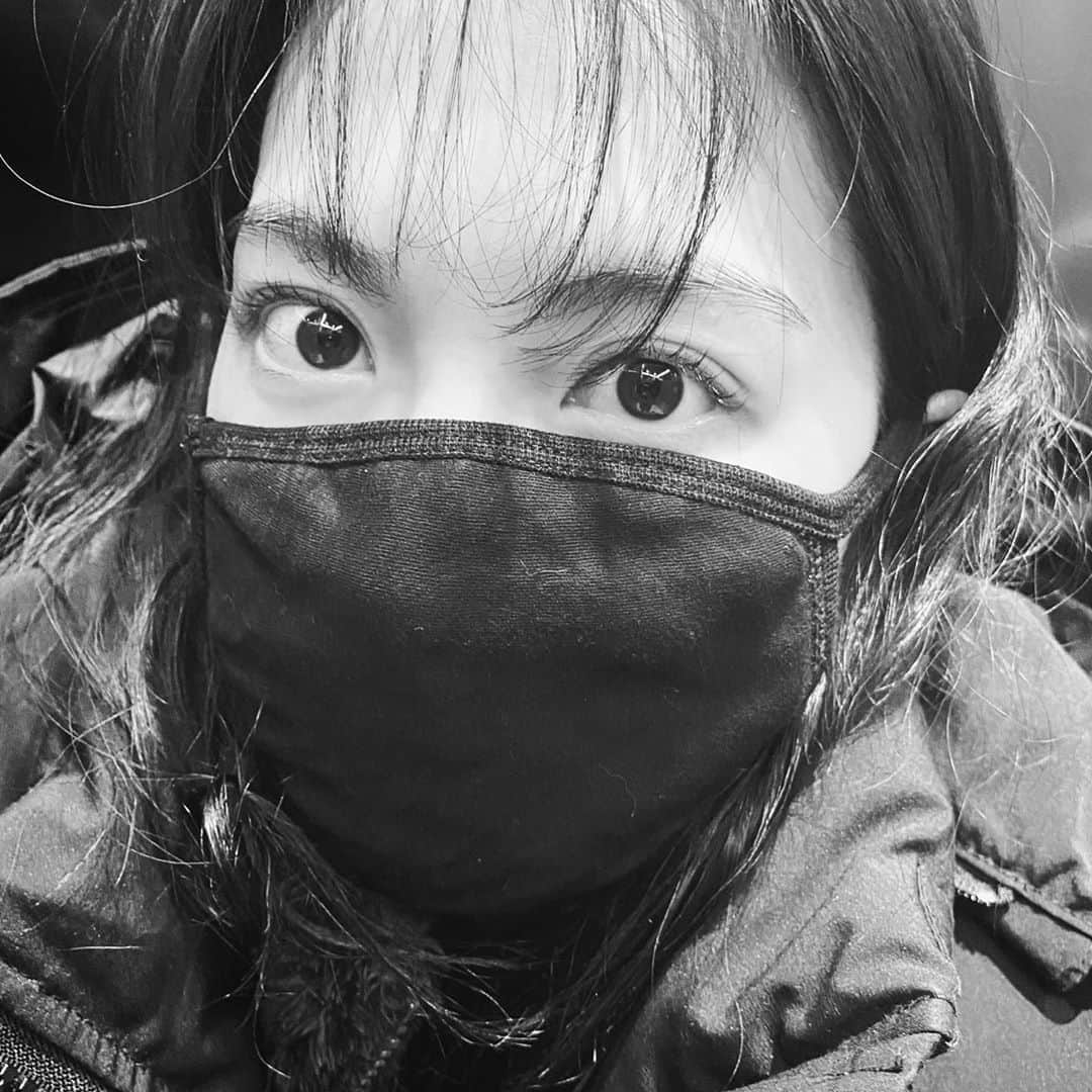 知英さんのインスタグラム写真 - (知英Instagram)「우리, 함께 힘내요!  #마스크에#니니도응원중 ...♥︎」3月5日 21時37分 - kkangjji_