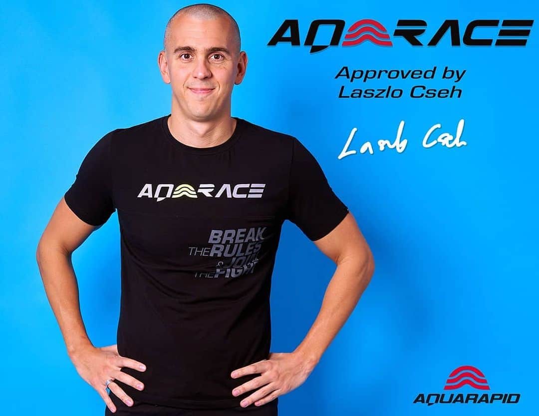ラースロー・シェーのインスタグラム：「#aqrace @aquarapidcom #swimming」