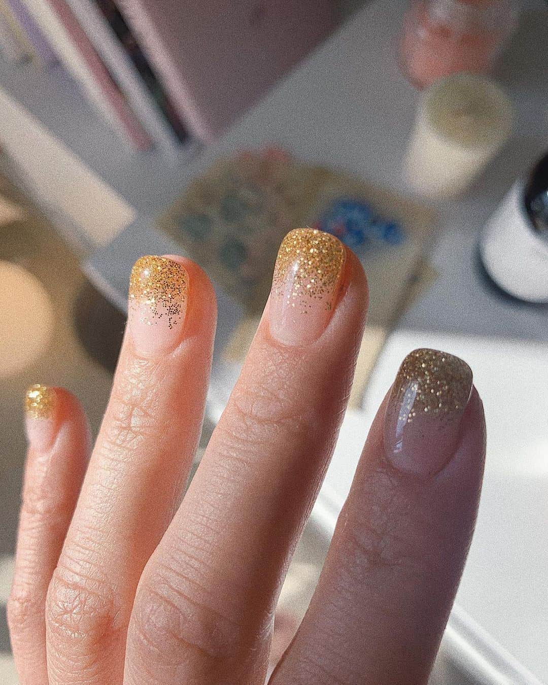 中谷愛のインスタグラム：「Brilliant✨ #ai___nail」