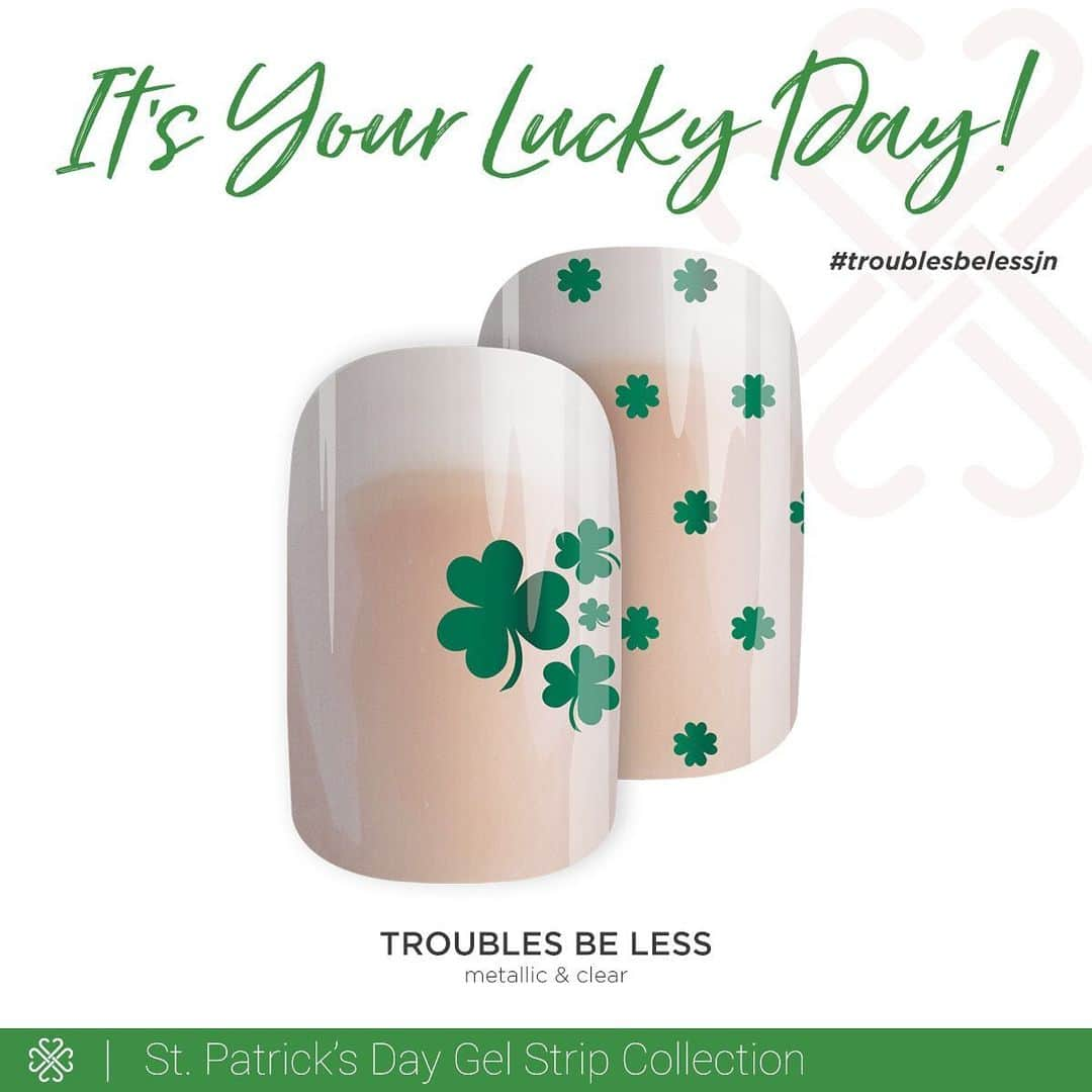 Jamberryさんのインスタグラム写真 - (JamberryInstagram)「With a mani like this, you’ll have the most “sham-rockin” mani this St. Patrick’s Day! 🍀 Swipe to see all of our “lucky” designs to get you ready for a pinch-proof holiday! || Featured: #potofgoldjn . . #jamberry #jamberrynails #jamberrylacquerstrips」3月6日 2時59分 - jamberry