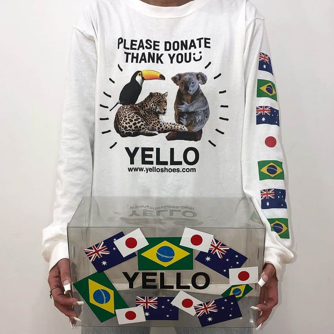 星あやさんのインスタグラム写真 - (星あやInstagram)「🇦🇺🤝🇯🇵🤝🇧🇷 YELLO CHARITY SALEへの ご協力、ご賛同有難う御座いました！ 詳しくは先程のポストをご覧下さいませ🙇🏻‍♀️ #YELLO #yelloshoes #dnation #charitysale」3月6日 7時04分 - ayastella_