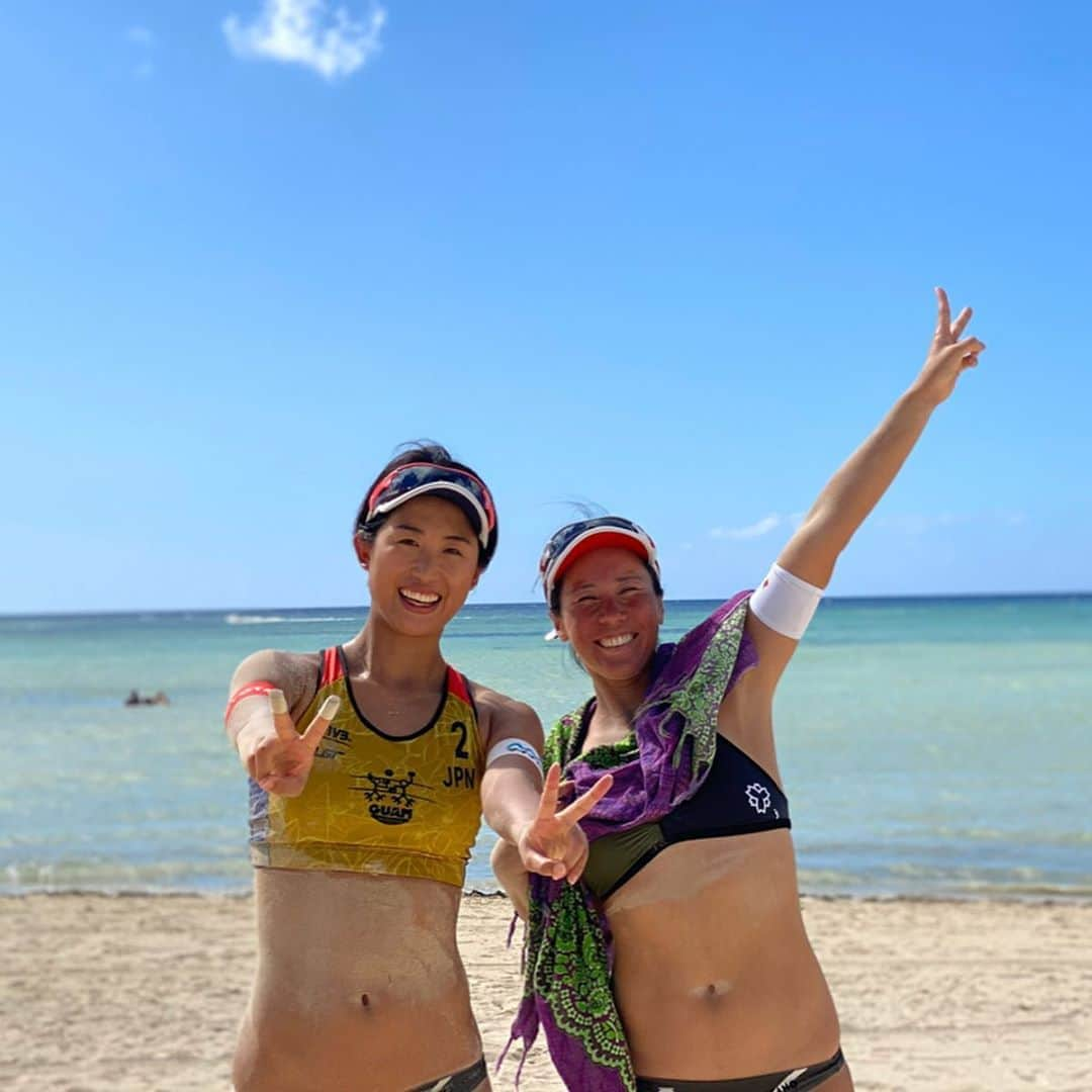 橋本涼加さんのインスタグラム写真 - (橋本涼加Instagram)「🧜‍♀️ We get 2wins our pool! We get to challenge the quarter final. I'll just do my job tomorrow👐🏽 #fivb #worldtour #1star #Guam #japan #toyota #beachvolley #oakley #luxotticajapan  プール戦2勝で1位通過です！ 明日準々決勝オーストリアとスウェーデンの 勝者と日本時間15:00〜対戦します。」3月6日 19時54分 - suzukahashimoto